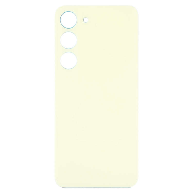 For Samsung Galaxy S23 SM-S911B OEM Glass Battery Back Cover(Yellow)