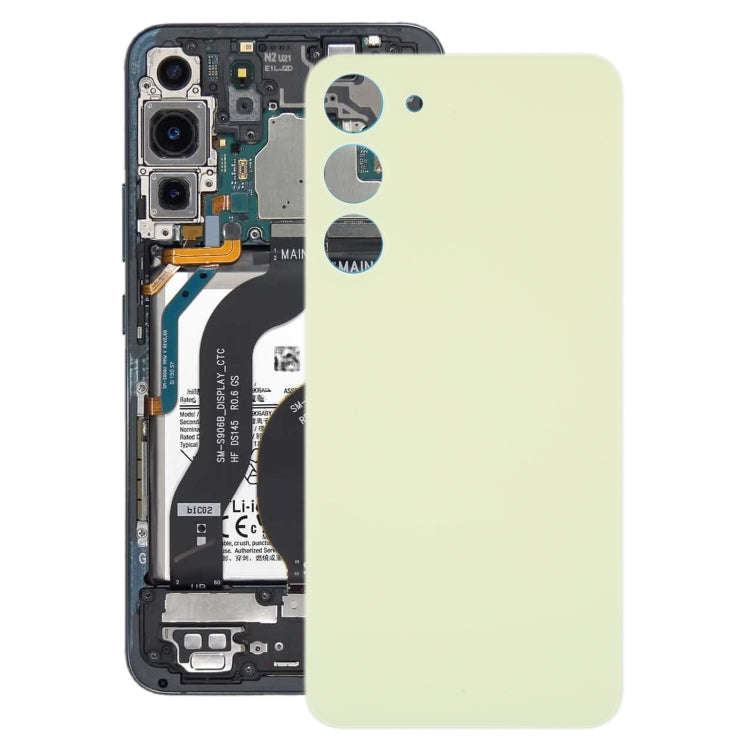 For Samsung Galaxy S23+ SM-S916B OEM Glass Battery Back Cover(Yellow)