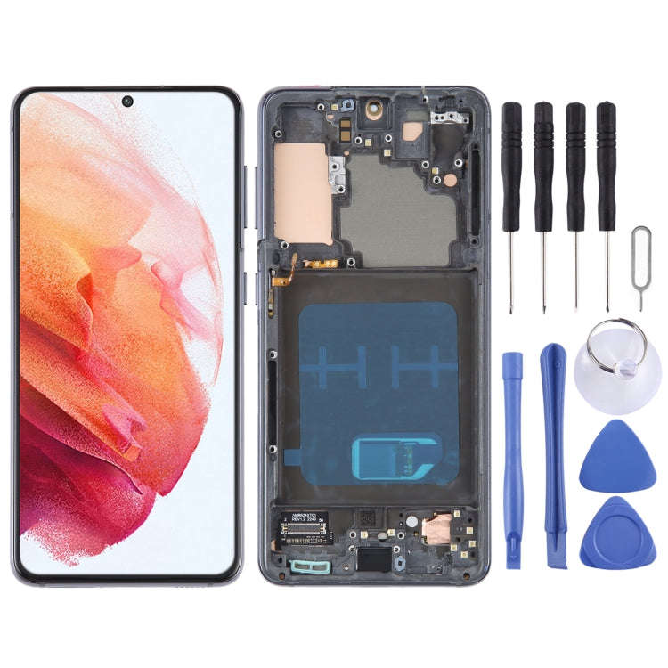6.2 inch OLED Material LCD Screen for Samsung Galaxy S21 5G SM-G991B Digitizer Full Assembly With...