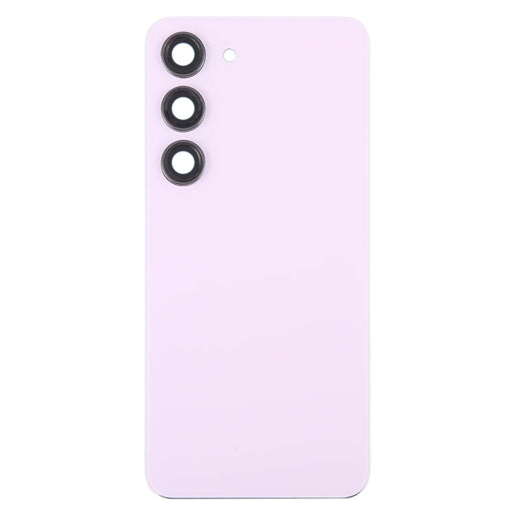 For Samsung Galaxy S23 SM-S911B OEM Glass Battery Back Cover with Camera Lens Cover(Pink)