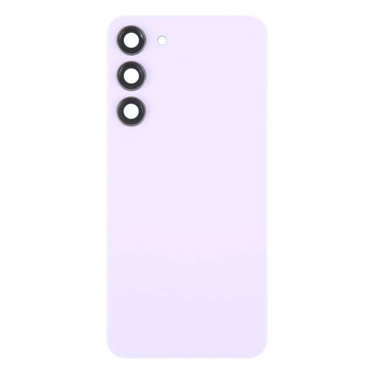 For Samsung Galaxy S23+ SM-S916B OEM Glass Battery Back Cover with Camera Lens Cover(Pink)