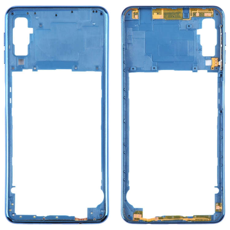 For Samsung Galaxy A7 2018 SM-A750 Middle Frame Bezel Plate (Blue)