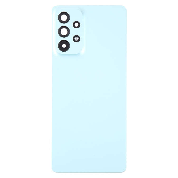 For Samsung Galaxy A73 5G SM-A736B Original Battery Back Cover with Camera Lens Cover(Green)