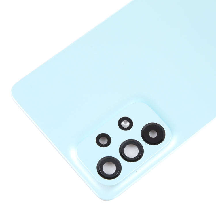 For Samsung Galaxy A73 5G SM-A736B Original Battery Back Cover with Camera Lens Cover(Green)