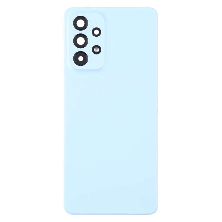 For Samsung Galaxy A53 5G SM-A536B Original Battery Back Cover with Camera Lens Cover(Blue)