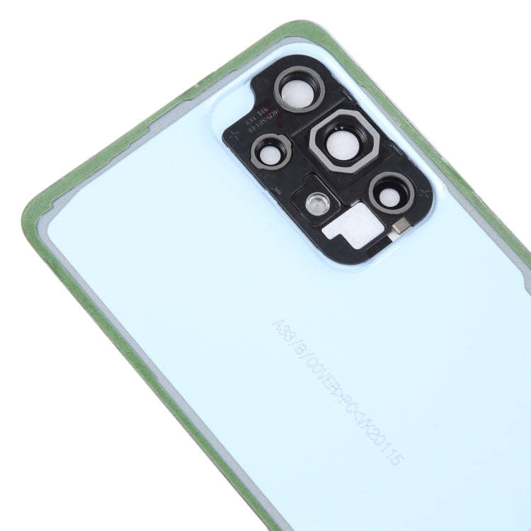 For Samsung Galaxy A53 5G SM-A536B Original Battery Back Cover with Camera Lens Cover(Blue)