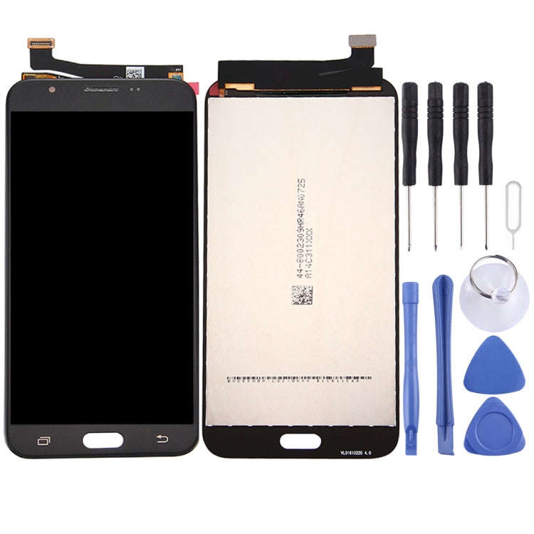 Original LCD Screen + Original Touch Panel for Galaxy J7 V / J7 Perx, J727V, J727P(Black)