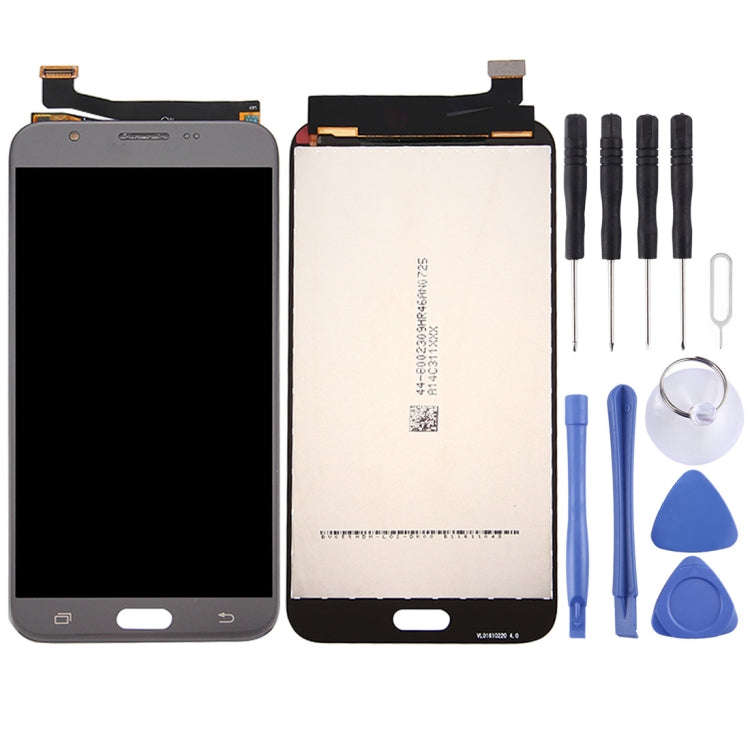 Original LCD Screen + Original Touch Panel for Galaxy J7 V / J7 Perx, J727V, J727P(Grey)