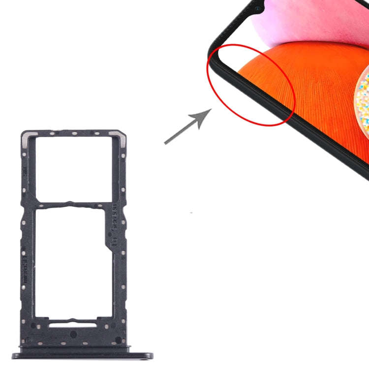For Samsung Galaxy A14 4G SM-A145P Original SIM Card Tray + SIM Card Tray + Micro SD Card Tray (B...