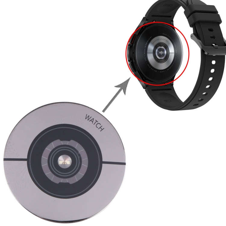 For Samsung Galaxy Watch4 Classic SM-R880 / R890 Original Glass Back Cover with Heart Rate
