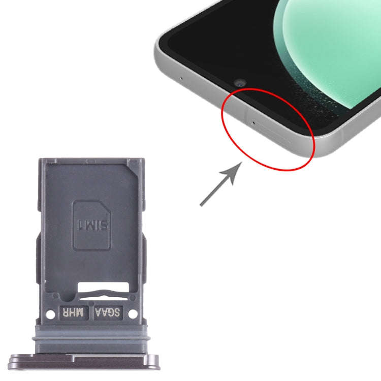For Samsung Galaxy S23 FE SM-S711B Original SIM Card Tray (Grey)