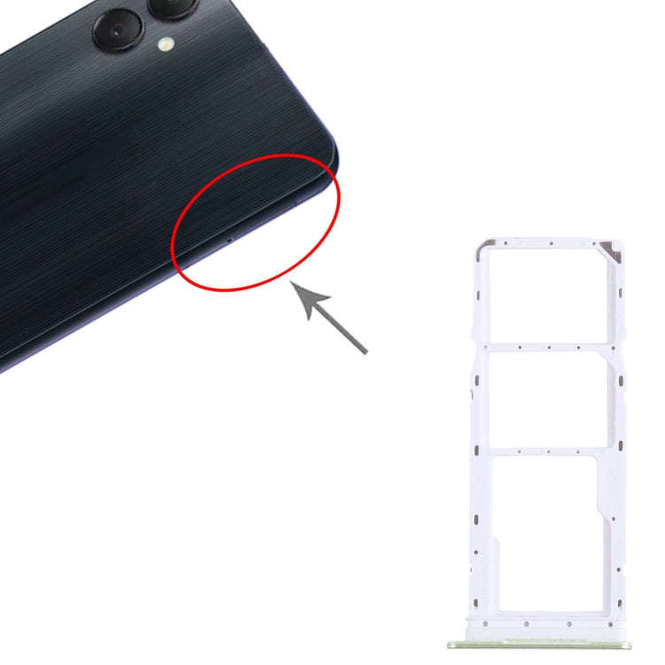 For Samsung Galaxy A05 SM-A055 Original SIM + SIM Card Tray + Micro SD Card Tray (Green)