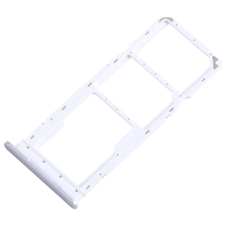 For Samsung Galaxy A05 SM-A055 Original SIM + SIM Card Tray + Micro SD Card Tray (Silver)