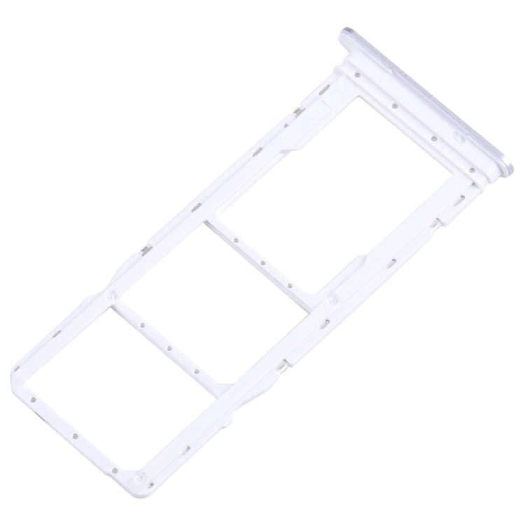 For Samsung Galaxy A05 SM-A055 Original SIM + SIM Card Tray + Micro SD Card Tray (Silver)