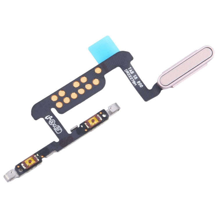 For Samsung Galaxy Tab S8 SM-X700 Original Fingerprint Sensor Flex Cable (Pink)