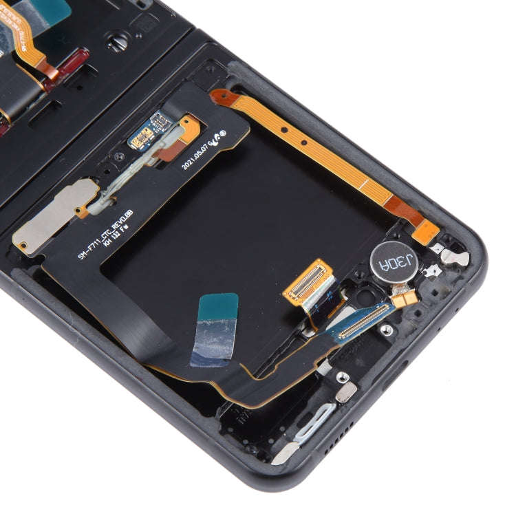 For Samsung Galaxy Z Flip3 SM-F711 Original LCD Screen Digitizer Full Assembly with Frame (Black)