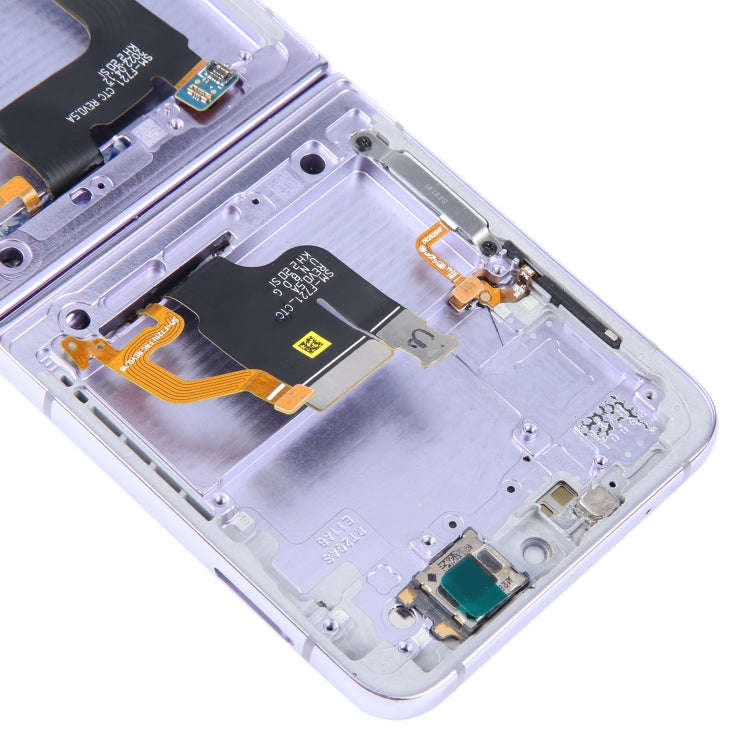 For Samsung Galaxy Z Flip4 SM-F721 Original LCD Screen Digitizer Full Assembly with Frame (Purple)