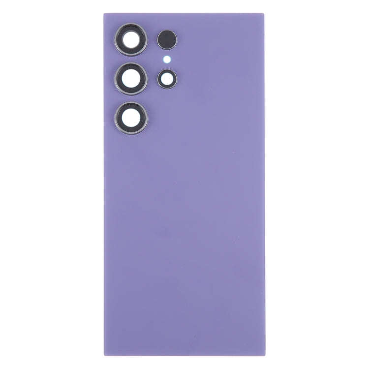 For Samsung Galaxy S24 Ultra SM-S928B OEM Battery Back Cover with Camera Lens Cover(Purple)