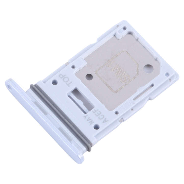For Samsung Galaxy A35 SM-A356B Original SIM Card Tray + SIM / Micro SD Card Tray (Silver)