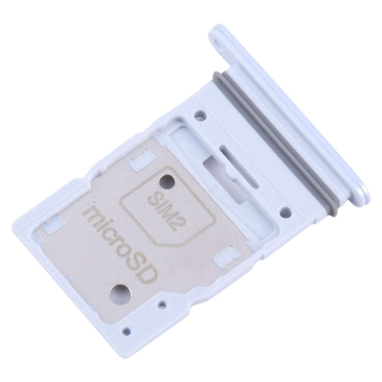 For Samsung Galaxy A35 SM-A356B Original SIM Card Tray + SIM / Micro SD Card Tray (Silver)