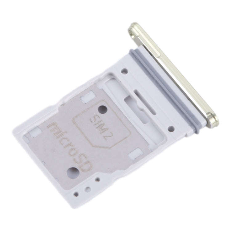 For Samsung Galaxy A55 SM-A556B Original SIM Card Tray + SIM / Micro SD Card Tray (Green)
