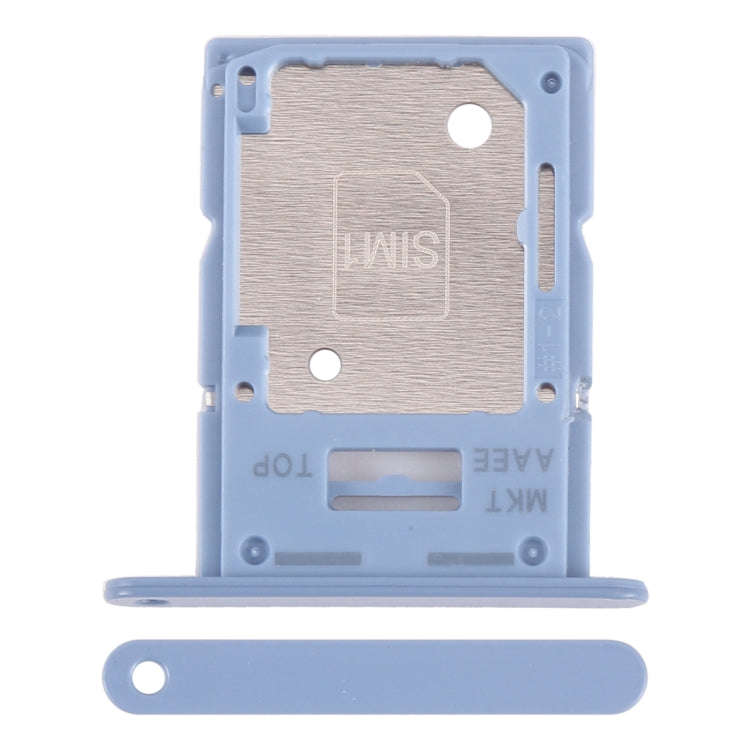 For Samsung Galaxy A15 4G SM-A155F Original SIM Card Tray + SIM / Micro SD Card Tray (Blue)