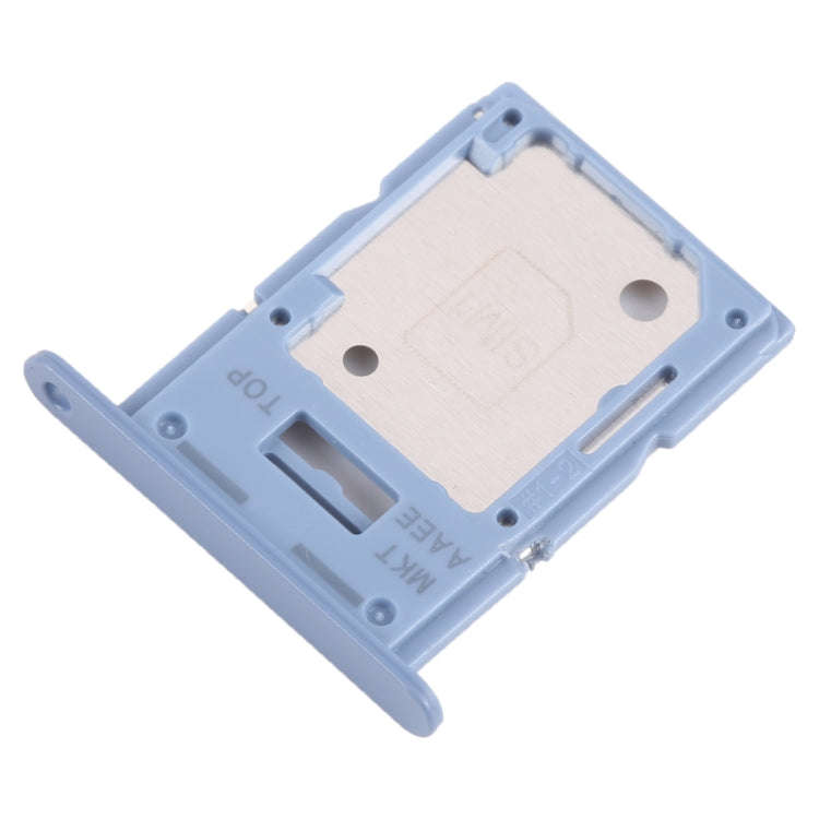 For Samsung Galaxy A15 4G SM-A155F Original SIM Card Tray + SIM / Micro SD Card Tray (Blue)