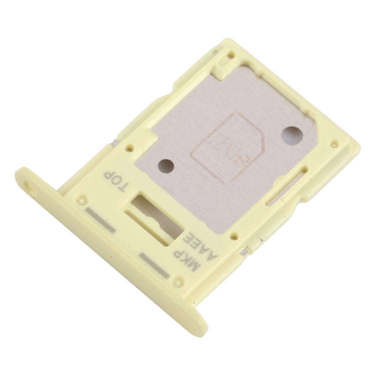For Samsung Galaxy A15 4G SM-A155F Original SIM Card Tray + SIM / Micro SD Card Tray (Yellow)
