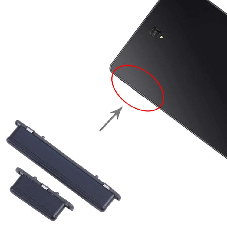 For Samsung Galaxy Tab S4 10.5 SM-T835 Original Power Button + Volume Control Button (Black)