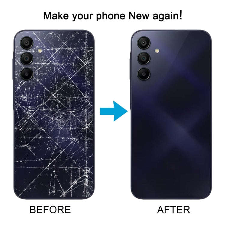 For Samsung Galaxy A15 SM-A155F Original Battery Back Cover(Blue)