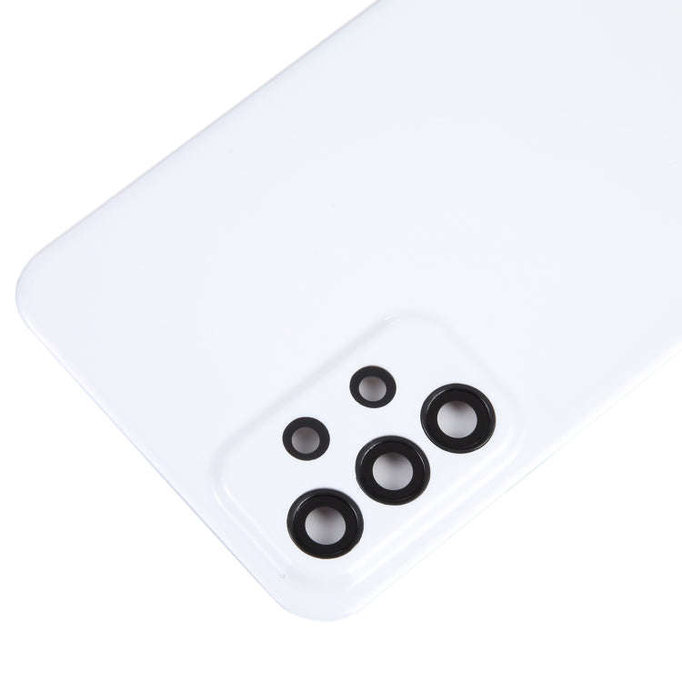 For Samsung Galaxy A23 4G SM-A235F Original Battery Back Cover with Camera Lens Cover(White)