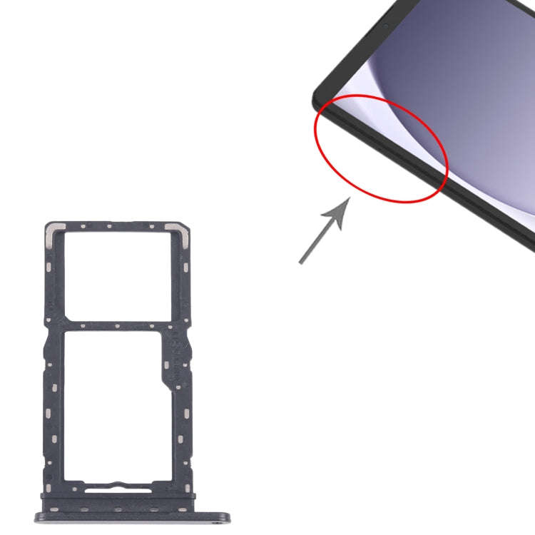 For Samsung Galaxy Tab A9 SM-X115 Original SIM + Micro SD Card Tray (Grey)