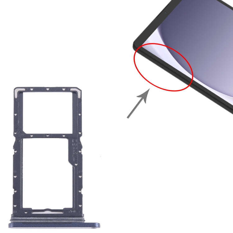 For Samsung Galaxy Tab A9 SM-X115 Original SIM + Micro SD Card Tray (Blue)