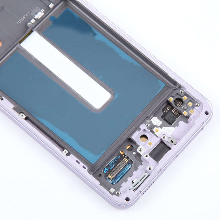 For Samsung Galaxy S21 FE 5G SM-G990B Original LCD Screen Digitizer Full Assembly with Frame (Pur...