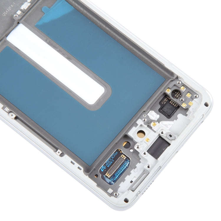 For Samsung Galaxy S21 FE 5G SM-G990B Original LCD Screen Digitizer Full Assembly with Frame (White)