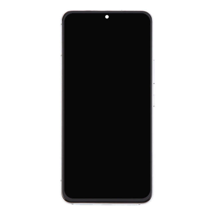For Samsung Galaxy S22 5G SM-S901B Original LCD Screen Digitizer Full Assembly with Frame (White)