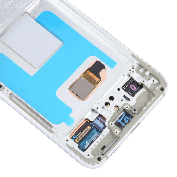 For Samsung Galaxy S22 5G SM-S901B Original LCD Screen Digitizer Full Assembly with Frame (White)