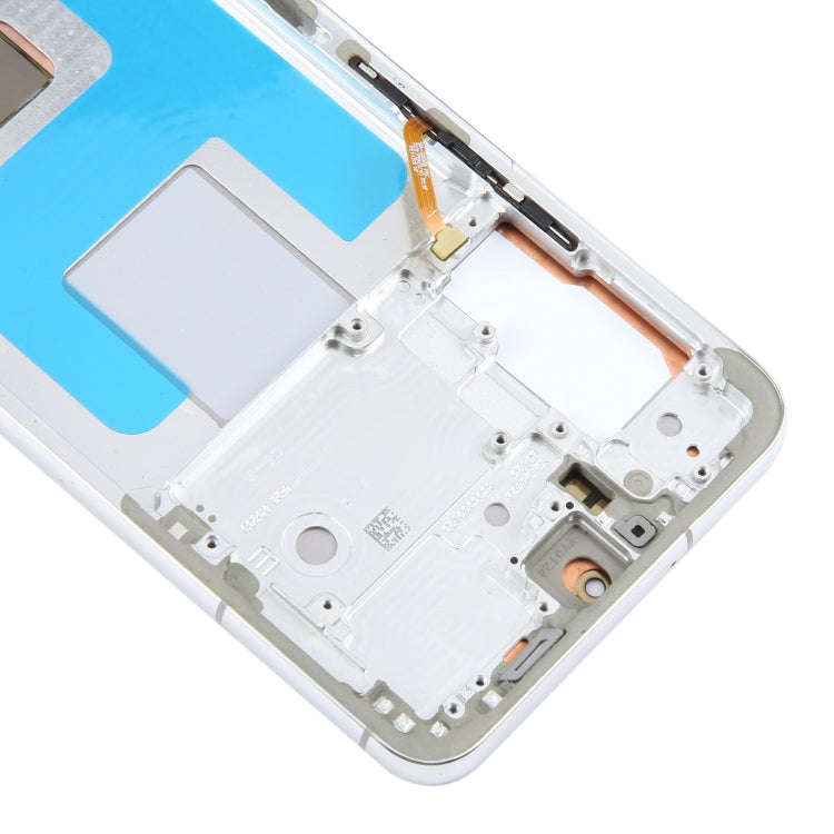 For Samsung Galaxy S22 5G SM-S901B Original LCD Screen Digitizer Full Assembly with Frame (White)