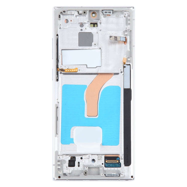 For Samsung Galaxy S22 Ultra 5G SM-S908B Original LCD Screen Digitizer Full Assembly with Frame (...