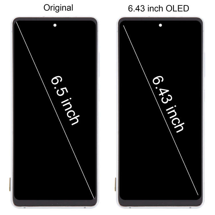 For Samsung Galaxy S20 FE SM-G780F 6.43 inch OLED LCD Screen Digitizer Full Assembly with Frame (...