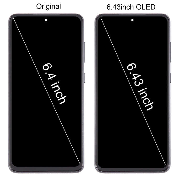 For Samsung Galaxy S21 FE 5G SM-G990B 6.43 inch EU Version OLED LCD Screen Digitizer Full Assembl...