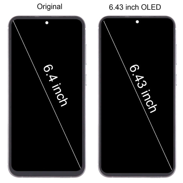 For Samsung Galaxy S23 FE SM-S711B 6.43 inch OLED LCD Screen Digitizer Full Assembly with Frame (...