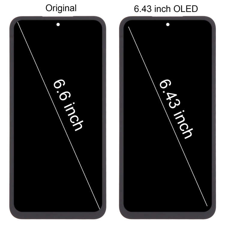 For Samsung Galaxy A55 SM-A556B 6.43 inch OLED LCD Screen Digitizer Full Assembly