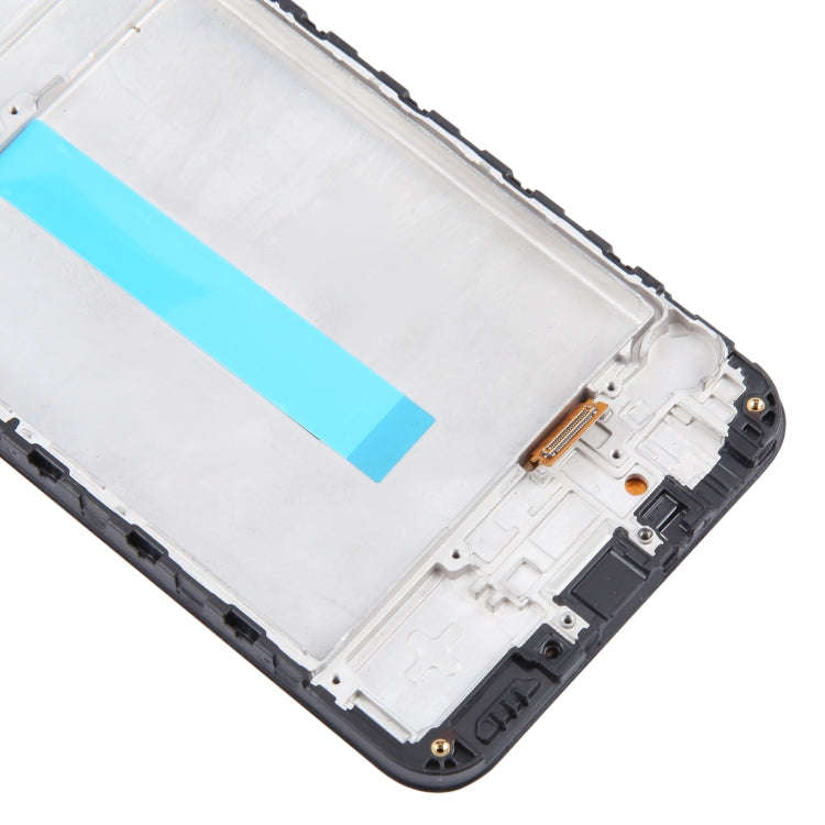 For Samsung Galaxy A25 SM-A256B 6.36 inch OLED LCD Screen Digitizer Full Assembly with Frame (Black)