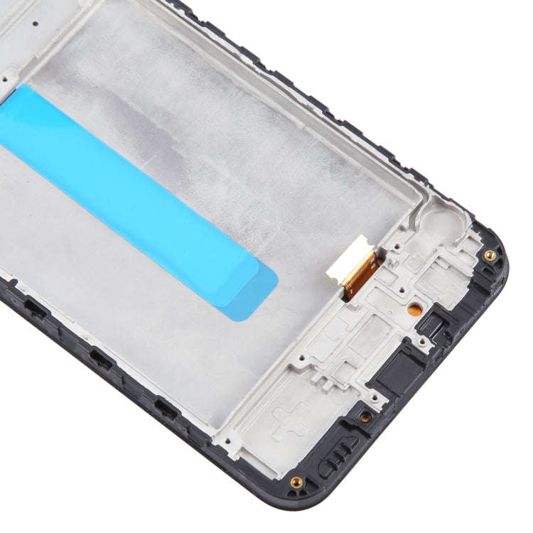 For Samsung Galaxy A25 SM-A256B 6.43 inch OLED LCD Screen Digitizer Full Assembly with Frame (Black)