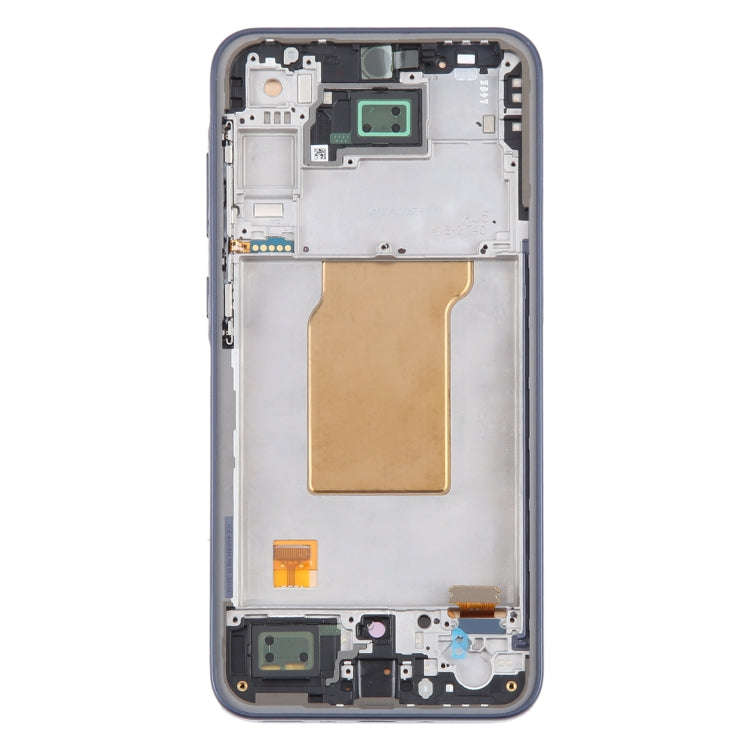 For Samsung Galaxy A35 SM-A356B 6.43 inch OLED LCD Screen Digitizer Full Assembly with Frame(Dark...