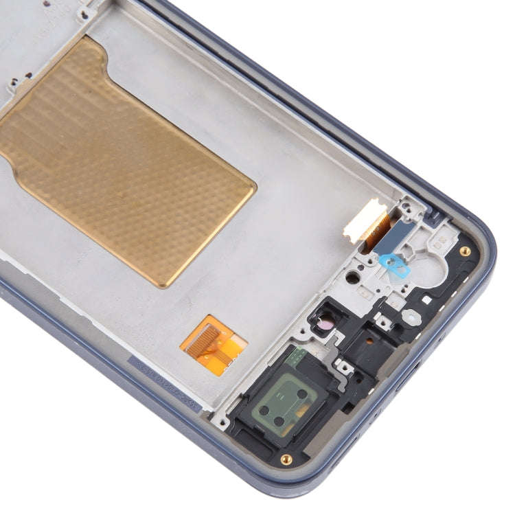 For Samsung Galaxy A35 SM-A356B 6.43 inch OLED LCD Screen Digitizer Full Assembly with Frame(Dark...