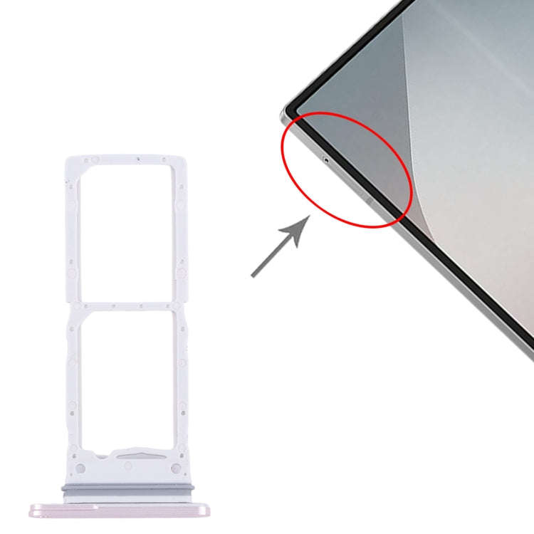 For Samsung Galaxy Z Fold6 SM-F956B Original SIM Card Tray + SIM Card Tray (Pink)