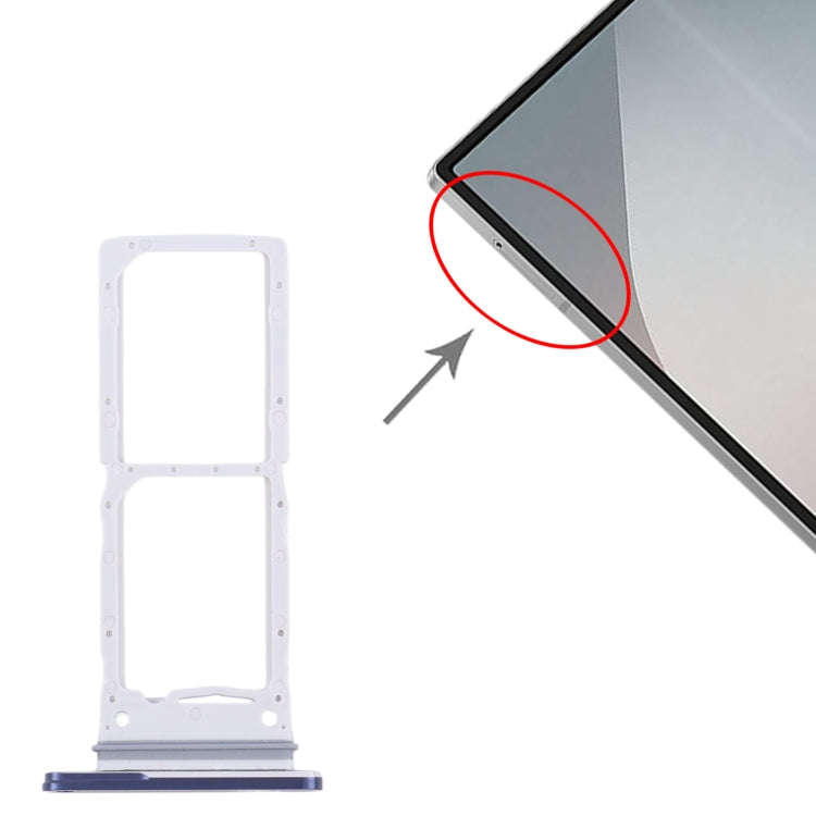 For Samsung Galaxy Z Fold6 SM-F956B Original SIM Card Tray + SIM Card Tray (Blue)