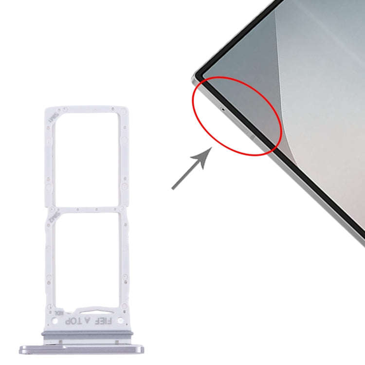 For Samsung Galaxy Z Fold6 SM-F956B Original SIM Card Tray + SIM Card Tray (Silver)